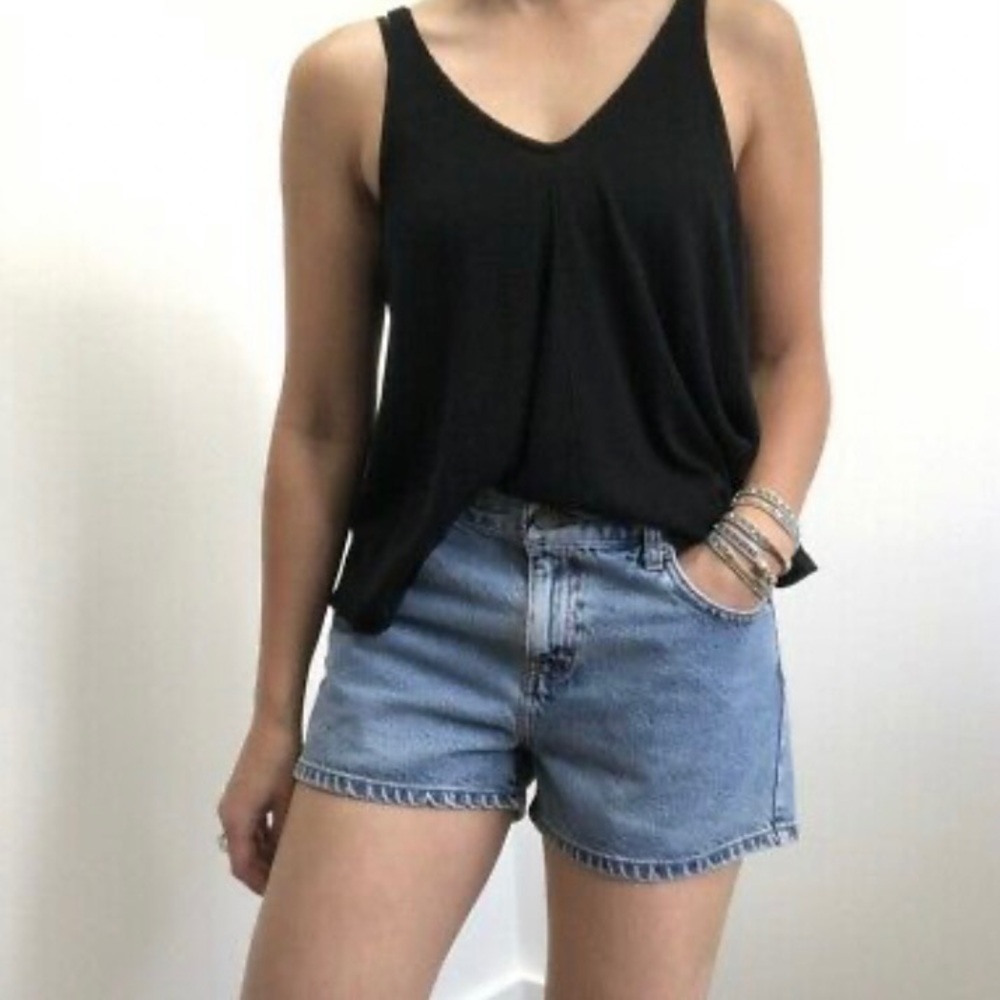 VINTAGE CALVIN KLEIN High Rise Dark Wash Shorts